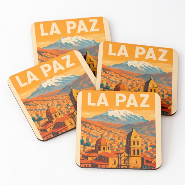 Item preview, La Paz, Bolivia Travel Poster designed and sold by paulrommer.