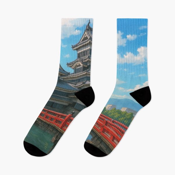 Item preview, Matsumoto Castle and Vermillion Bridge designed and sold by Takeda-art.