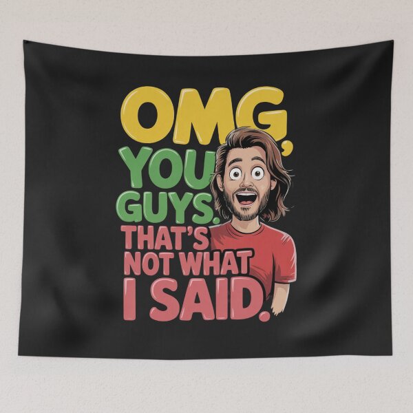 Item preview, Funny Jesus That's Not What Said Religious God Christian Fun designed and sold by ConceptualVibes.