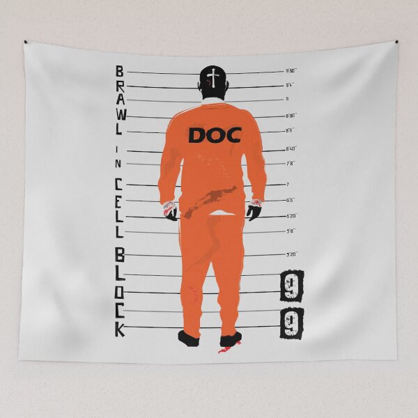 Item preview, BRAWL IN CELL BLOCK 99 2017 designed and sold by MORKINO POSTERS.