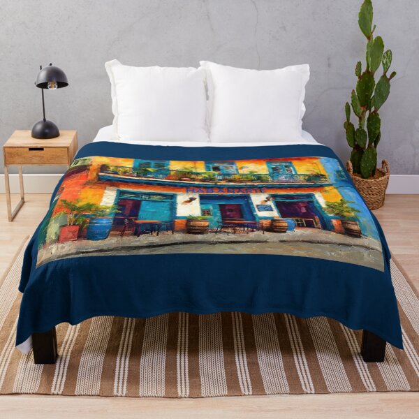 Item preview, Sip Under the Sun at Habanarte Bar - A Colorful Havana Cafe with Blue Doors and Tropical Charm designed and sold by OlfactoART Studio.