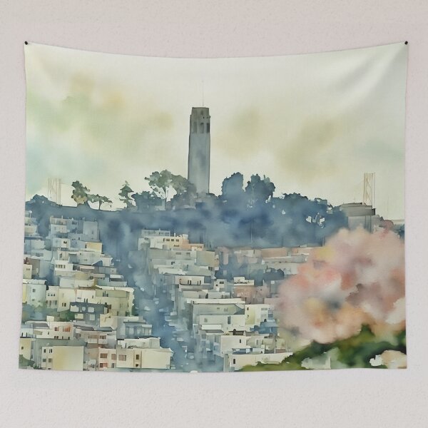 Item preview, Coit Column designed and sold by RCWatercolours.