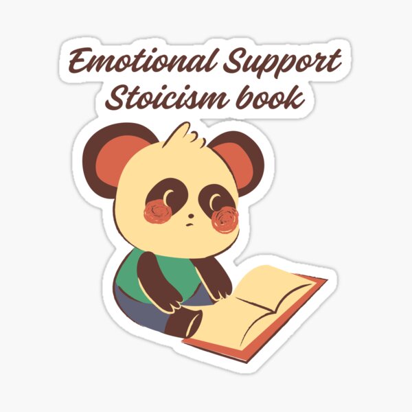 Item preview, Emotional Support Stoicism Book | Best Books on Stoicism | The Little book of Stoicism designed and sold by LexaArtworks.