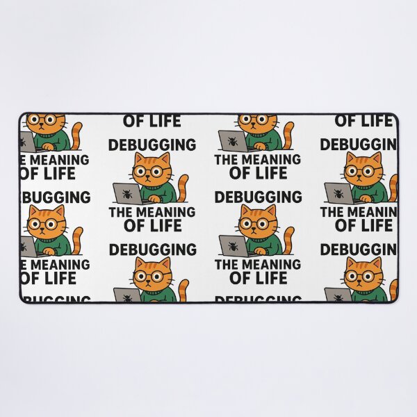 Item preview, Cat Coding - Debugging the Meaning of Life designed and sold by taste-with-it.
