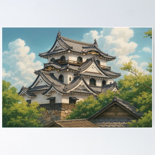 Item preview, The Hikone Castle designed and sold by Takeda-art.