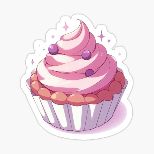 Item preview, Anime Cake – Colorful Kawaii Dessert | Cute Manga Style Food designed and sold by Sugar Wisdom .