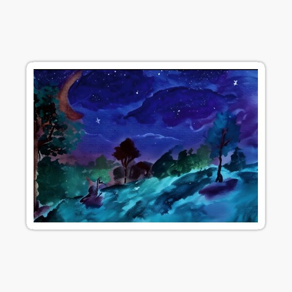 Item preview, Otherworldly Glow: Night designed and sold by leeleebloom.