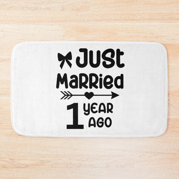 Item preview, Just Married 1 Year Ago, 1st Wedding Anniversary for Men & Women designed and sold by Mozaic Clothes.