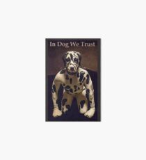 "In Dog We Trust" inspired by the "Preacher" TV Series Art Board Print