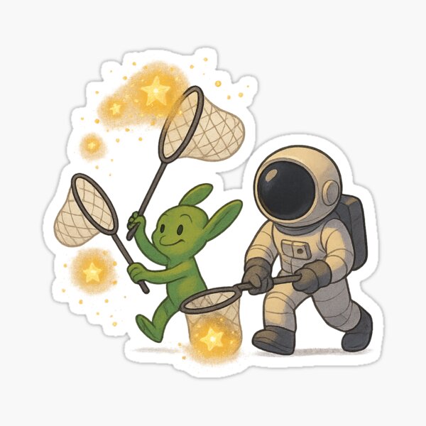 Item preview, Stellar Harvest: Collecting Cosmic Dust designed and sold by HEERMANArt.