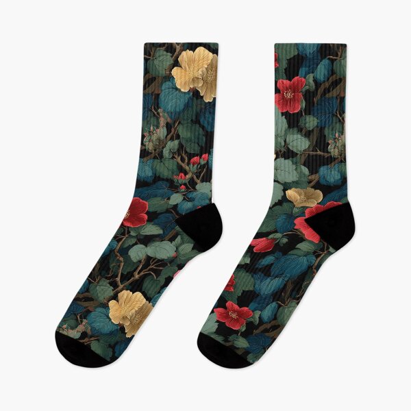 Item preview, Botanical Japanese Pattern Floral Trace designed and sold by bapupa.