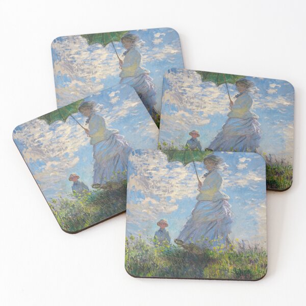 Item preview, Woman with a Parasol by Claude Monet – Impressionist Art Print, Vintage Nature Scene designed and sold by Kayshies8120.