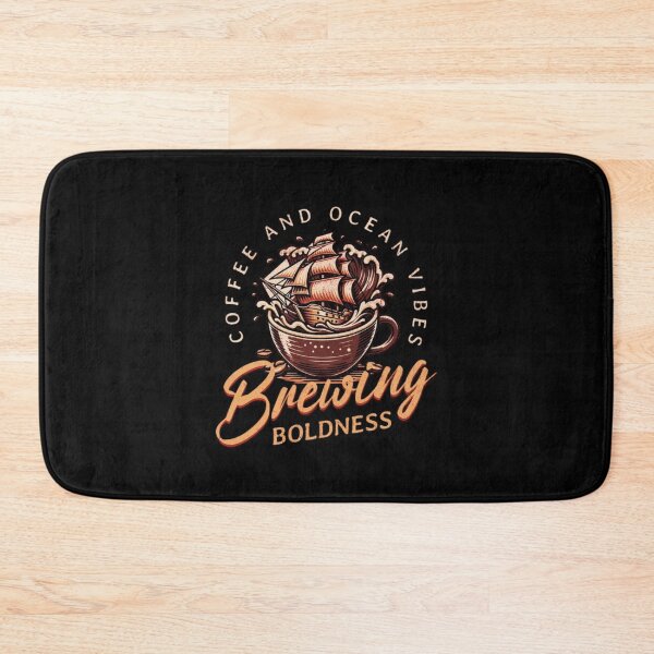 Item preview, Brewing Boldness – Coffee Meets Ocean Vibes designed and sold by MJO80.