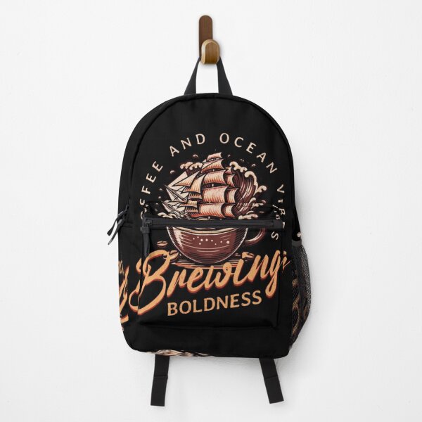 Item preview, Brewing Boldness – Coffee Meets Ocean Vibes designed and sold by MJO80.