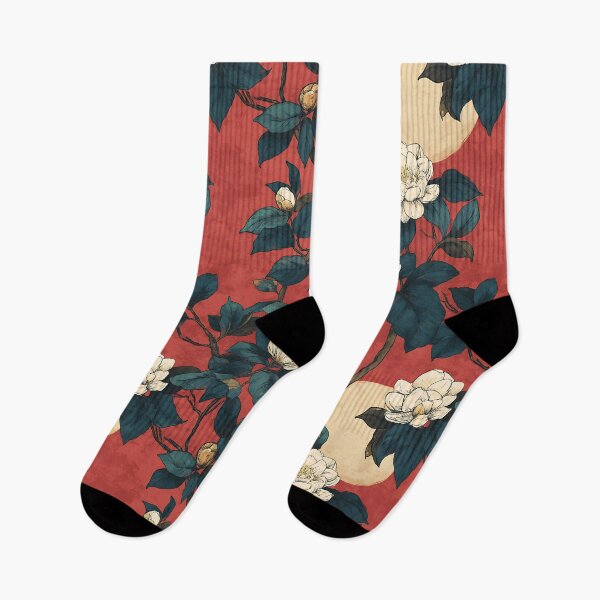 Item preview, Botanical Japanese Pattern Garden Calm designed and sold by bapupa.