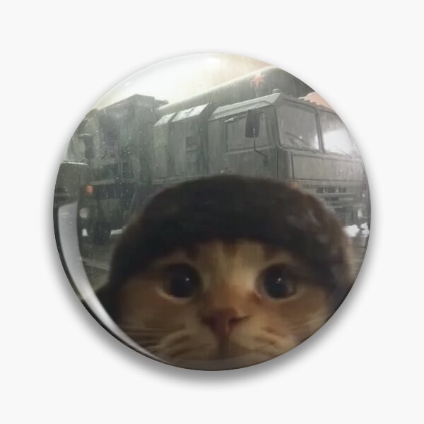 Item preview, Soviet Soldier Cat in the Rain designed and sold by pastel.moonwave.