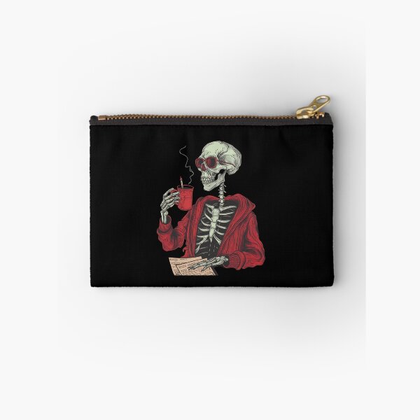 Item preview, Cool teacher Skeleton Coffee Break - Retro Goth Aesthetic designed and sold by NADARTDOM.