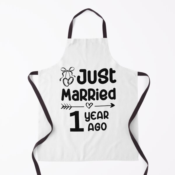 Item preview, Just Married 1 Year Ago, 1st Wedding Anniversary for Men & Women designed and sold by Mozaic Clothes.