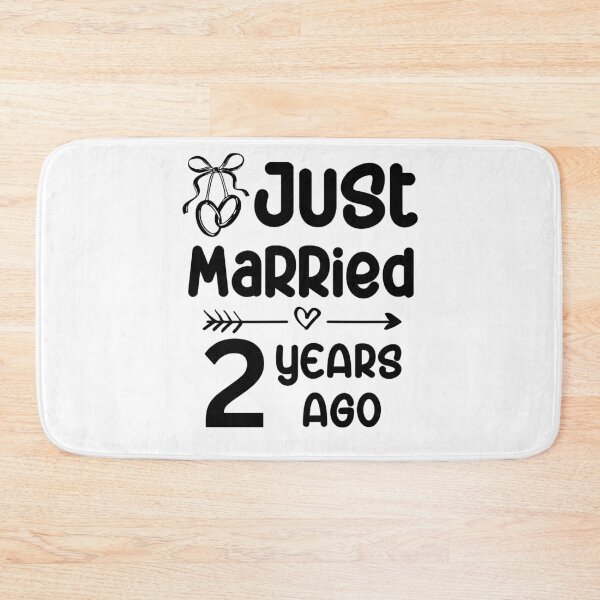 Item preview, Just Married 2 Years Ago, 2nd Wedding Anniversary for Men & Women designed and sold by Mozaic Clothes.