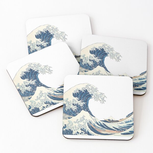 Item preview, The Great Wave off Kanagawa – Hokusai Japanese Wave Art for Stickers, Shirts, Posters & Gifts designed and sold by Kayshies8120.