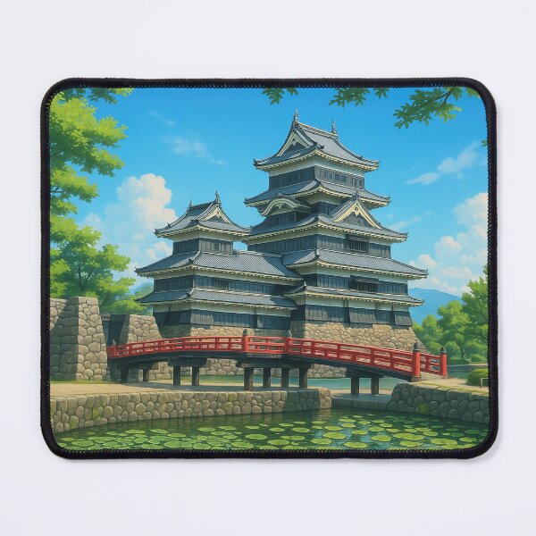Item preview, The Matsumoto Castle and Lotus Pond designed and sold by Takeda-art.