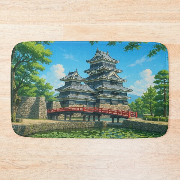 Item preview, The Matsumoto Castle and Lotus Pond designed and sold by Takeda-art.