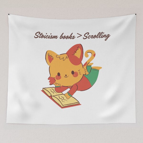 Item preview, Stoicism Books > Scrolling | Best Books on Stoicism | The Little book of Stoicism designed and sold by LexaArtworks.