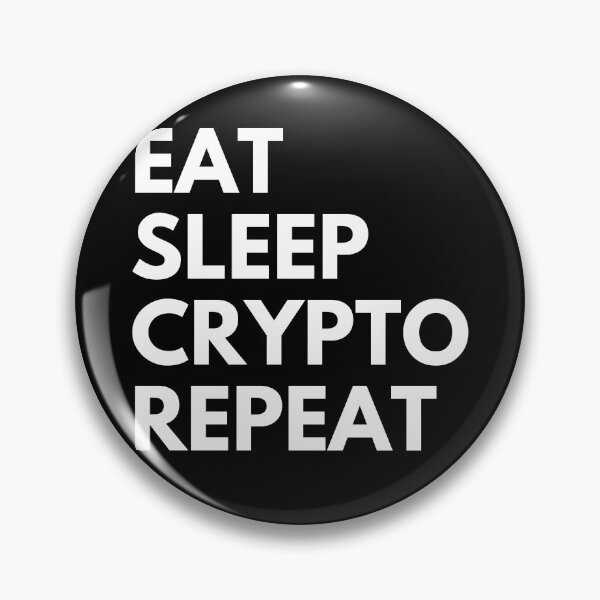 Item preview, eat sleep crypto repeat designed and sold by AmmarSherJaan.