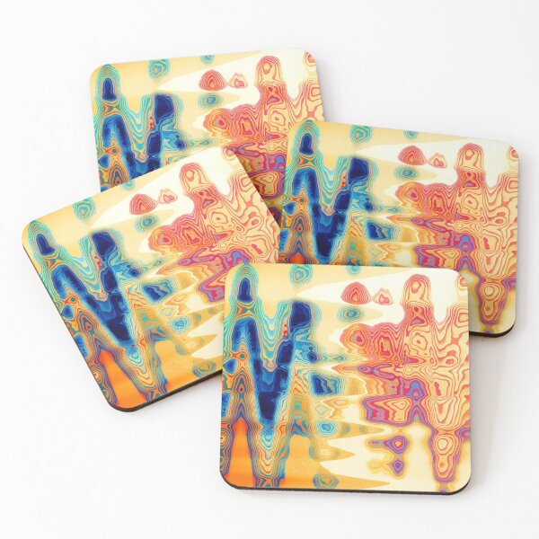 Item preview, Colorful, abstract, wave-like patterns designed and sold by Sigtrix.