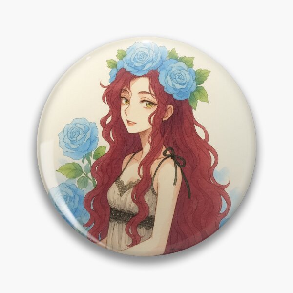 Item preview, Dama de la rosa azul designed and sold by FariiShop.