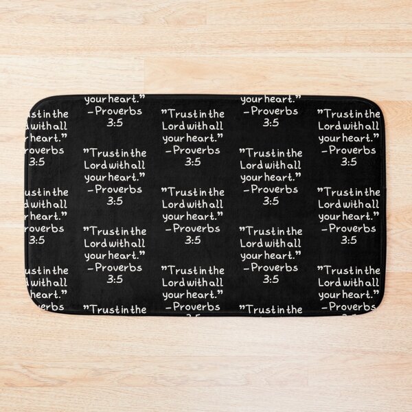 Item preview, Trust in the Lord – Proverbs 3:5 Handwritten Christian Verse Design designed and sold by astersgraphics.