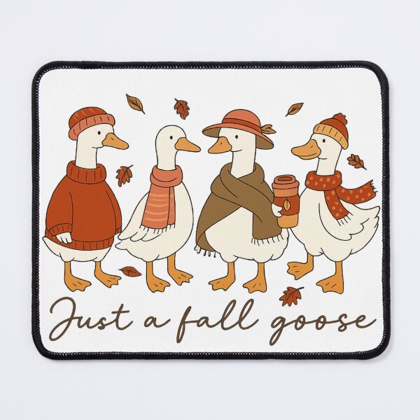 Item preview, Autumn Cozy Geese with Scarves and Coffee Fall Vibes designed and sold by haitrieuic96.