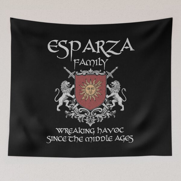 Item preview, Esparza Family Crest – Medieval Heritage Emblem for Ancestry Lovers & Vintage Style Fans designed and sold by 9X FR.