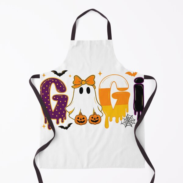 Item preview, Halloween Gigi Ghost with Candy Corn Letters and Pumpkins designed and sold by haitrieuic96.