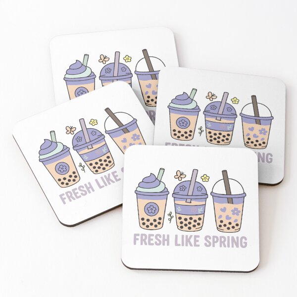 Item preview, ? Fresh Like Spring - Cute Boba Tea Flower Aesthetic Design designed and sold by graphicnew.