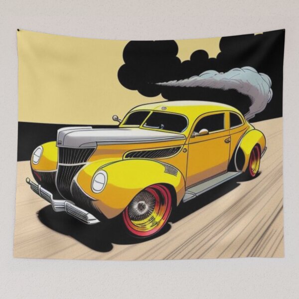 Item preview, Vintage Car Toon One designed and sold by Buckwig.
