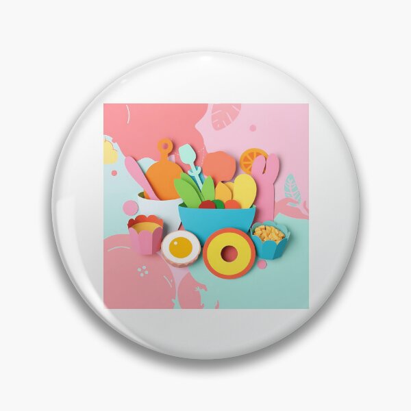 Item preview, Vibrant Paper Collage Food Art designed and sold by sharon1210.