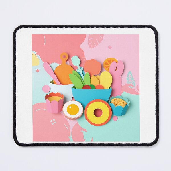 Item preview, Vibrant Paper Collage Food Art designed and sold by sharon1210.