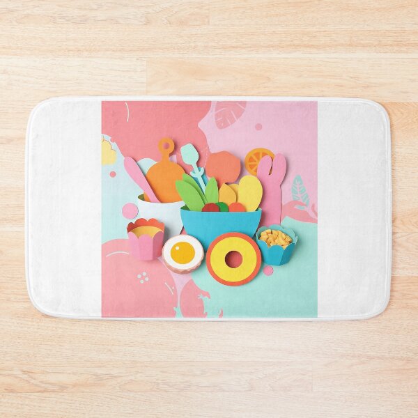 Item preview, Vibrant Paper Collage Food Art designed and sold by sharon1210.