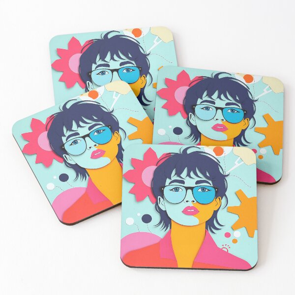 Item preview, Vibrant Paper Collage Figure designed and sold by sharon1210.