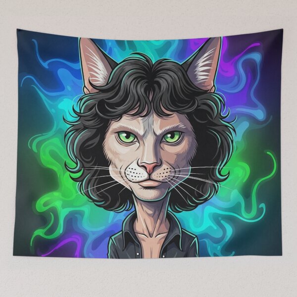 Item preview, Jim Meowrrison – The Cat on the Strange Floor designed and sold by Nine Lives Tour.