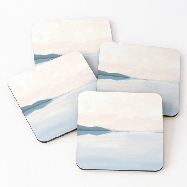 Item preview, Serene Pastel Lake Landscape designed and sold by sharon1210.