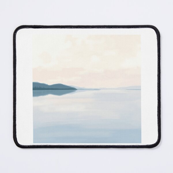 Item preview, Serene Pastel Lake Landscape designed and sold by sharon1210.