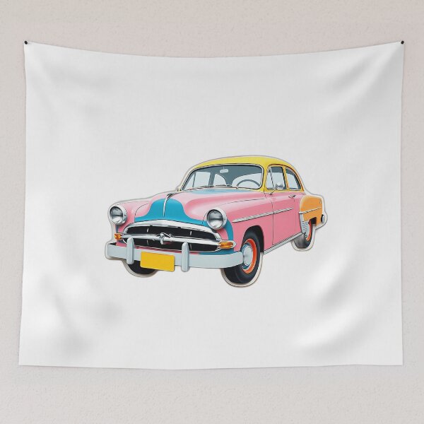 Item preview, Vibrant Paper Collage Classic Car designed and sold by sharon1210.
