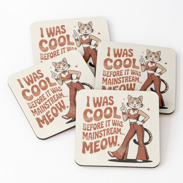 Item preview, Hipster Cat: Too Cool Fur the Mainstream designed and sold by emilianaka.