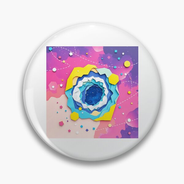 Item preview, Colorful Galaxy Paper Collage Artwork designed and sold by sharon1210.