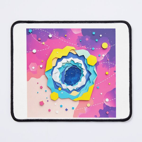 Item preview, Colorful Galaxy Paper Collage Artwork designed and sold by sharon1210.