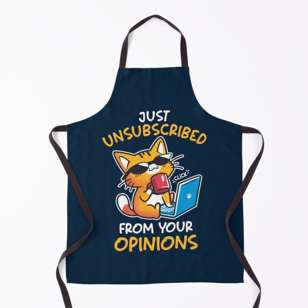 Item preview, Unsubscribed from Opinions - Funny Cat designed and sold by Snouleaf.