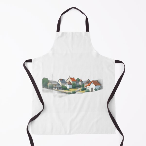 Item preview, Pastel Village Scene designed and sold by sharon1210.