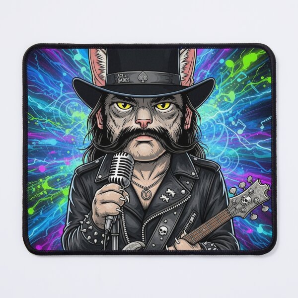 Item preview, Lemmy Killmeowster – Ace of Paws designed and sold by Nine Lives Tour.